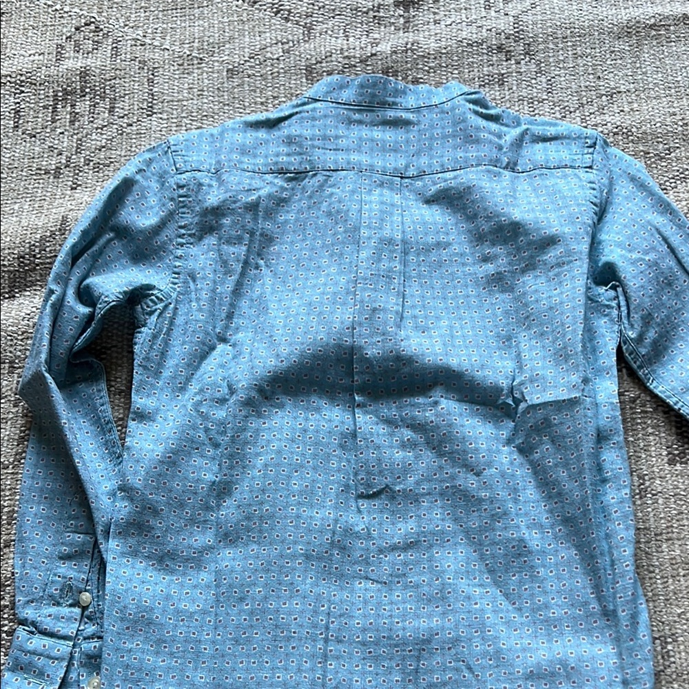 Blue Button-Up Shirt - Picture 6 of 7